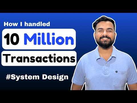 How to Design a System That Handles 10 Million Transactions Daily | Scalable System Design