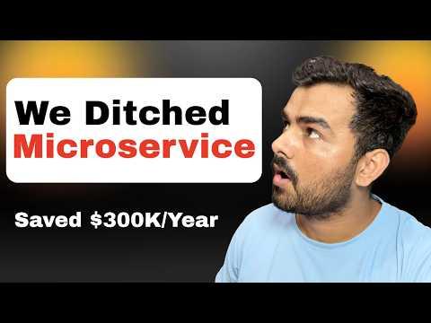 Why We Moved from Microservices to Monolith and Saved $300K Per Year | Real Cost Breakdown